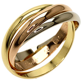 CARTIER Tri-Color Gold Trinity US 6.5 Ring QJLXG-1926