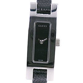 GUCCI Stainless Steel/leather Quartz Analog display Women Watches