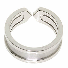 CARTIER 18K white Gold Ring US (4.75) LXGQJ-672