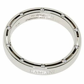 Damiani 18k White Gold D Diamond Brad Pitt Collaboration Ring LXGQJ-1097