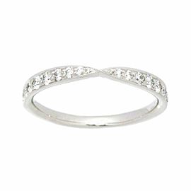 TIFFANY & CO. Platinum Diamond Harmony Ring Rcb-122