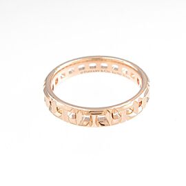 TIFFANY & Co T True 18k Pink Gold US4.5 Ring LXGKM-352