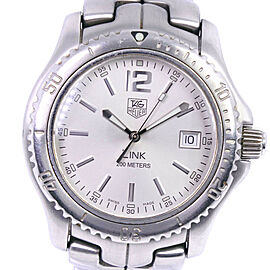 TAG HEUER Link Stainless Steel Quartz men SilverDial Watches LXNK-114