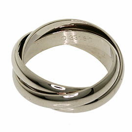 CARTIER 18K White Gold Trinity Ring LXGQJ-950