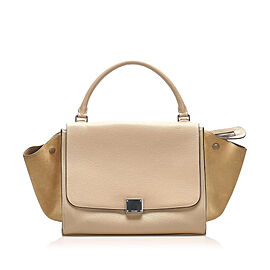 Celine Medium Trapeze Leather Satchel