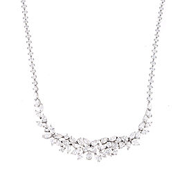 Unique Collection 18K White Gold Diamonds Necklace