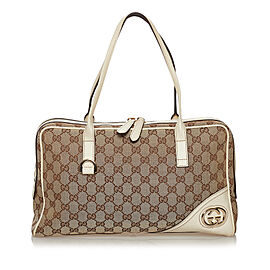 Gucci GG Canvas New Britt Shoulder Bag