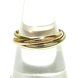 Cartier 18k White , Yellow and Pink Gold Trinity Ring LXJG-2