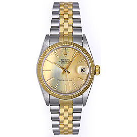 Rolex Datejust 68273 Stainless Steel and 18K Yellow Gold 31mm Unisex Watch