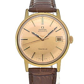 OMEGA Geneva Gold Plated Automatic Watch LXGJHW-582