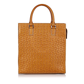 Celine C Macadam Leather Tote Bag