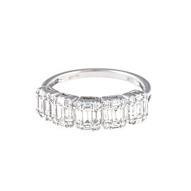 Mosaic Collection 18K White Gold Diamonds Ring