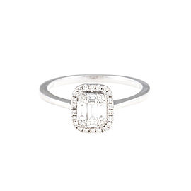 Mosaic Collection 18K White Gold Diamonds Ring