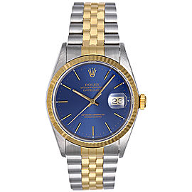 Rolex Datejust 16233 2-Tone Steel & Gold 36mm Mens Watch