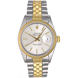 Rolex Datejust 16013 2-Tone Steel & Gold 36mm Mens Watch