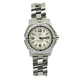 Breitling Superocean Stainless Steel & Diamond 44mm Watch