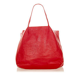 Celine Horizontal Cabas Leather Tote Bag