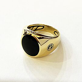 David Yurman Black Onyx Signet Men's Ring