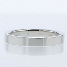 TIFFANY & Co 950 Platinum Flat band Ring LXGBKT-611