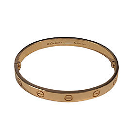 Cartier Love Bracelet Rose Gold Size 17