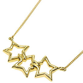 Tiffany & Co 18K Yellow Gold Triple star Necklace QJLXG-2529