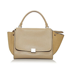 Celine Small Trapeze Leather Satchel