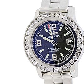 Breitling Colt Stainless Steel & 4ct Diamonds Womens Watch