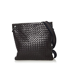 Bottega Veneta Intrecciato Leather Crossbody Bag