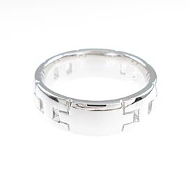 HERMES 18K white Gold Ring LXGYMK-974