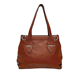 Gancini Leather Tote Bag