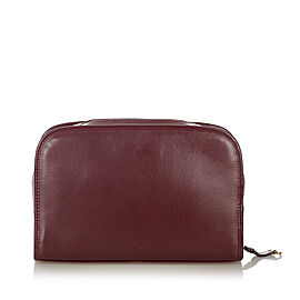 Cartier Must de Cartier Leather Clutch Bag