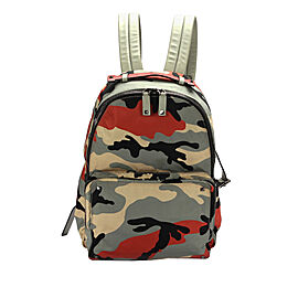 Valentino Camouflage Nylon Backpack