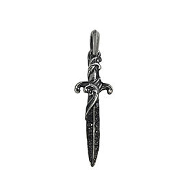 David Yurman Sterling Silver & Black Diamond Dagger Enhancer