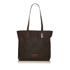 Ferragamo Canvas Tote Bag