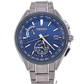 SEIKO Brights Titanium /Titanium Solar Powered Radio Watch