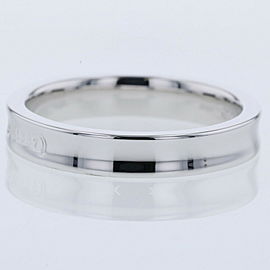 TIFFANY & Co 950 Platinum 1837 Narrow Ring LXGBKT-637