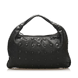 Bottega Veneta Studded Leather Hobo Bag