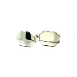 Tiffany & Co Estate Octagon Cufflinks Sterling Silver