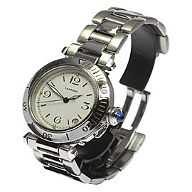 Cartier Pasha Stainless Steel Automatic 35mm Mens Watch