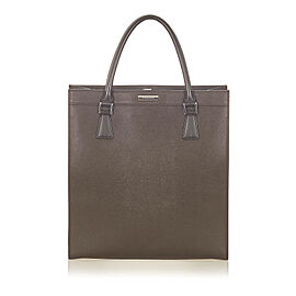 Burberry Leather Tote Bag