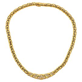 Fred Paris Diamond Gold Necklace