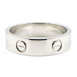 Cartier 950 Platinum Love US 9.5 Ring LXWBJ-850