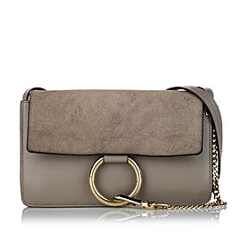 Chloe Faye Leather Crossbody Bag