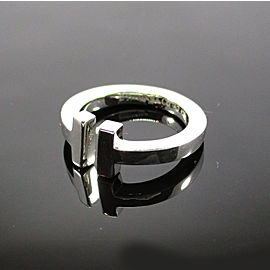 Tiffany & Co. T Square Silver Ring Size 5