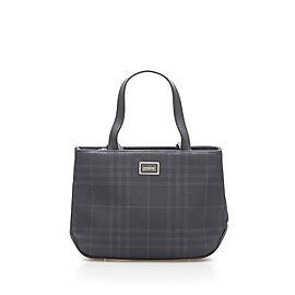 Burberry Smoke Check PVC Handbag