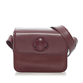 Cartier Must de Cartier Leather Crossbody Bag