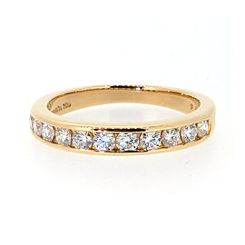 Tiffany & Co. Yellow Gold Diamond Wedding Band Ring