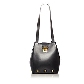 Ferragamo Leather Shoulder Bag