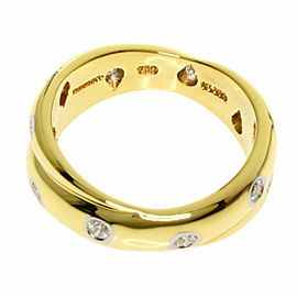 TIFFANY & Co 18K Yellow Gold 950 Platinum Ring US (5.25) LXGQJ-356