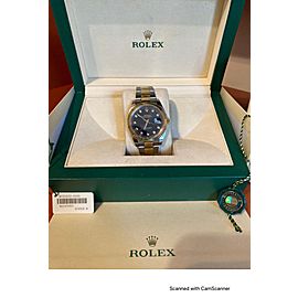 Rolex Datejust Diamond Dial Steel and 18k Gold Watch 41mm